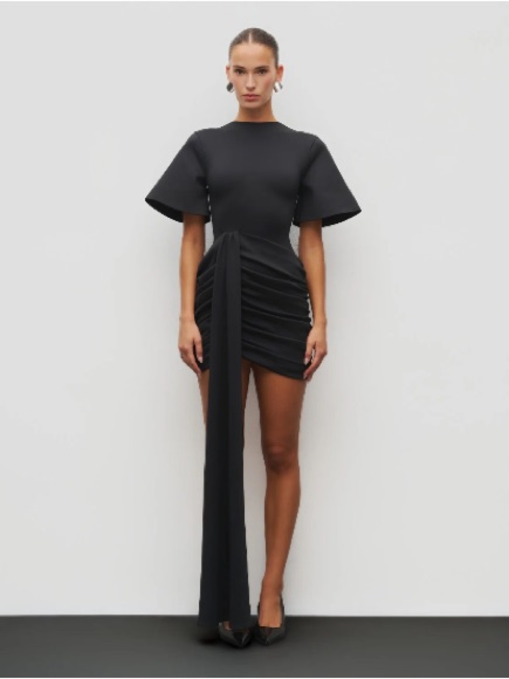 Heiress Beverly Hills THE DRAPED T-SHIRT MINI DRESS